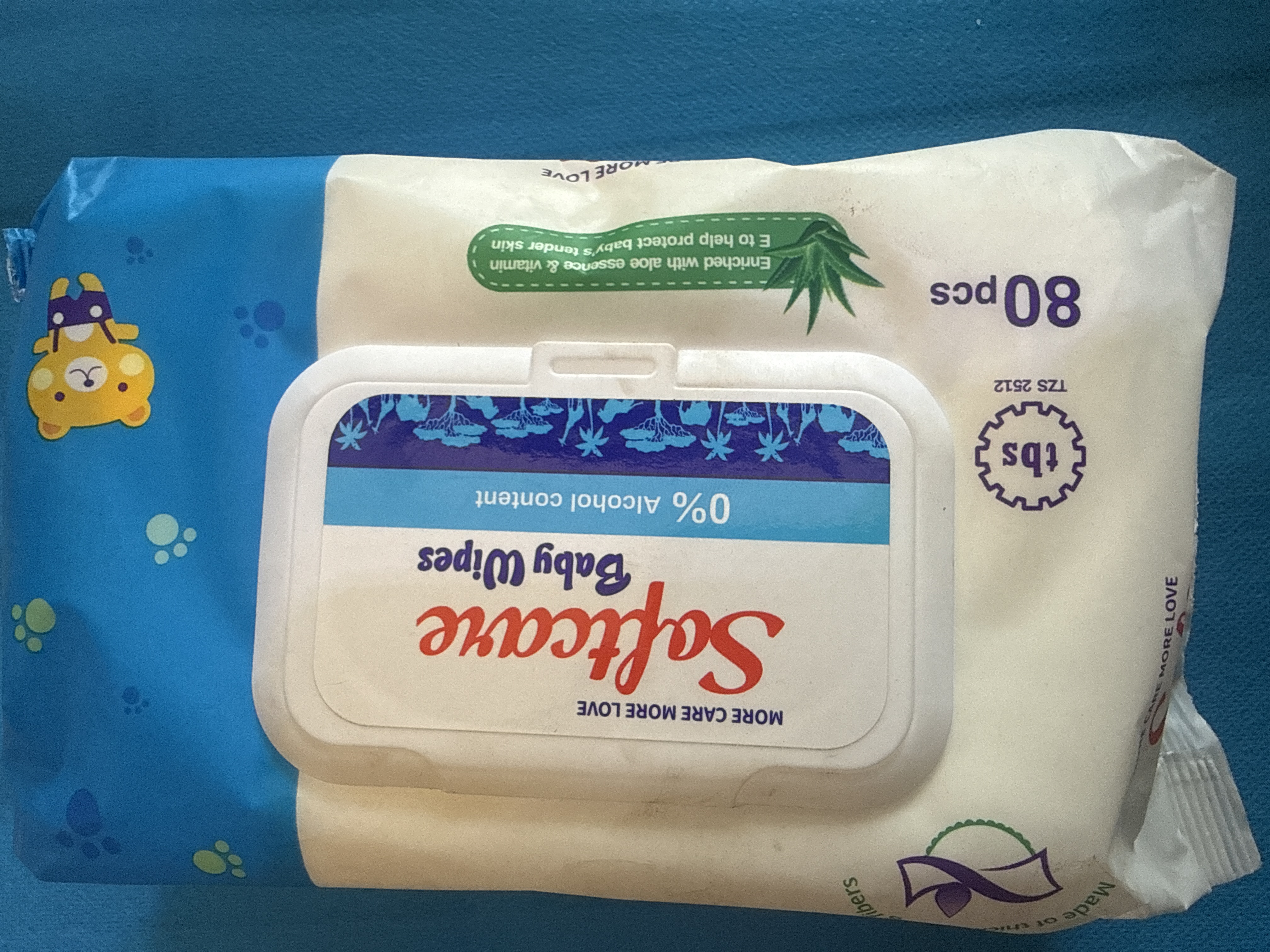 Softcare baby wipes-80pcs